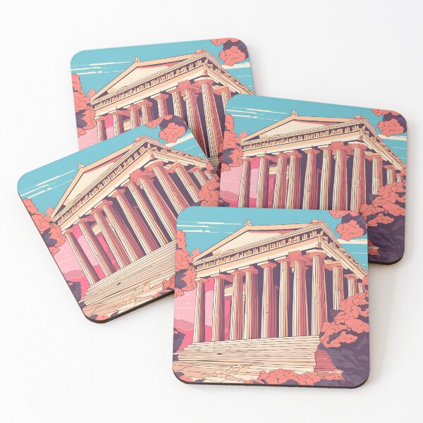 Item preview, Ancient Greek Temple designed and sold by ColorArtByEric.