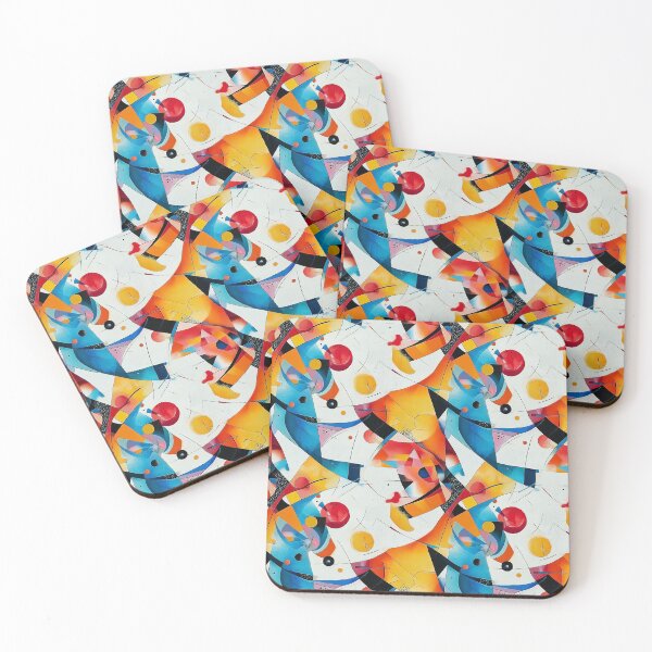 Item preview, Between Curves and Angles: Abstractions designed and sold by MidArtForge.