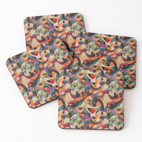 Item preview, Between Curves and Angles: Abstractions designed and sold by MidArtForge.