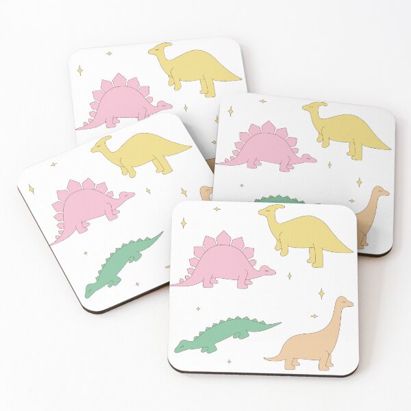 Item preview, Cute sleeping pastel dinosaurs designed and sold by pideluve.