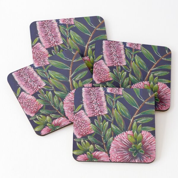 Item preview, Pink Bottlebrush designed and sold by Lucycarart.