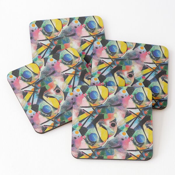 Item preview, Between Curves and Angles: Abstractions designed and sold by MidArtForge.