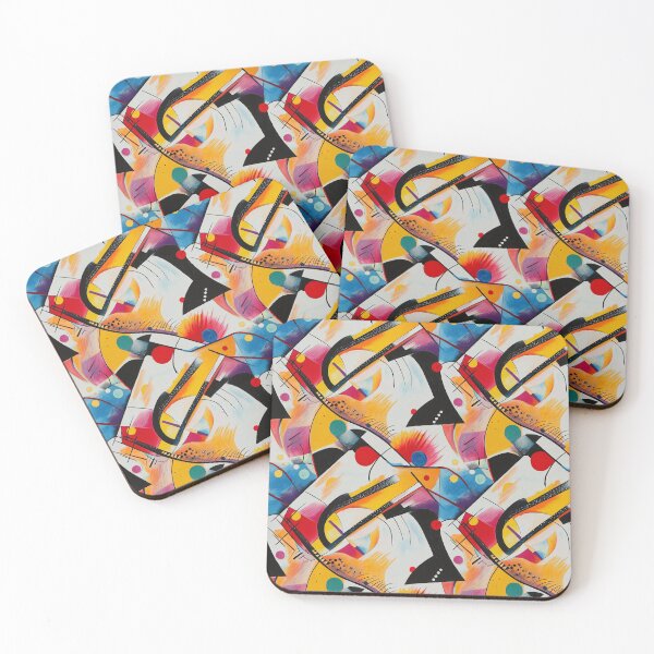 Item preview, Between Curves and Angles: Abstractions designed and sold by MidArtForge.