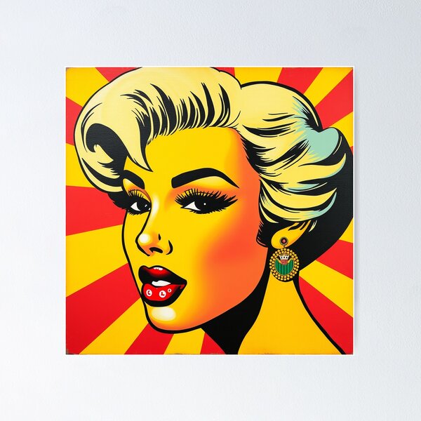 Item preview, Pop art woman designed and sold by GasconyPassion.