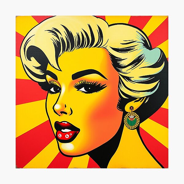Item preview, Pop art woman designed and sold by GasconyPassion.