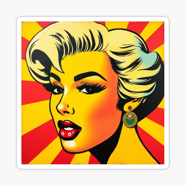Item preview, Pop art woman designed and sold by GasconyPassion.