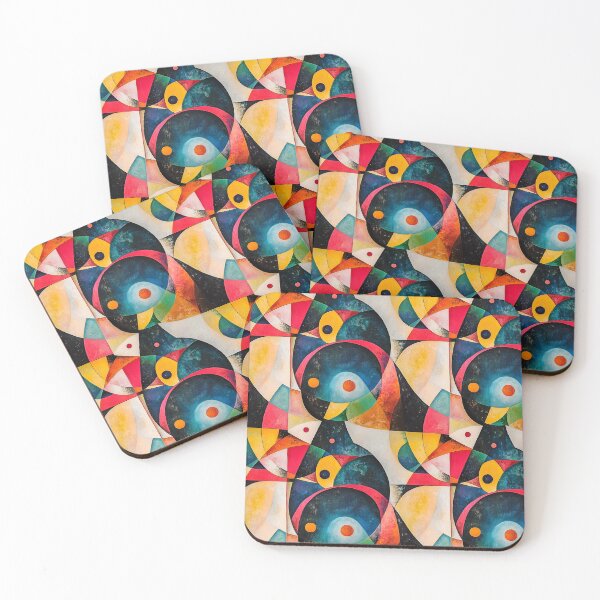 Item preview, Between Curves and Angles: Abstractions designed and sold by MidArtForge.