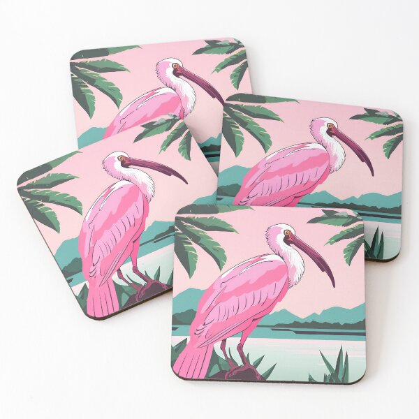 Item preview, Roseate Spoonbill designed and sold by ColorArtByEric.