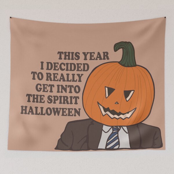 Item preview, office pumpkin man designed and sold by GirlyPopGifts.