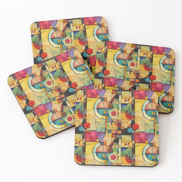 Item preview, Between Curves and Angles: Abstractions designed and sold by MidArtForge.