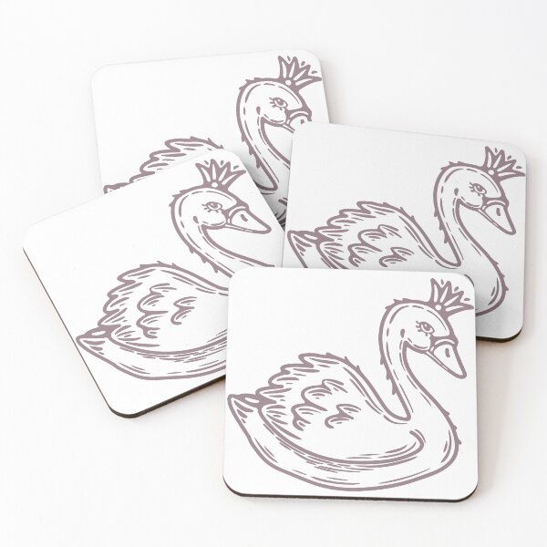 Item preview, Swan in crown designed and sold by BellaRoxiell.