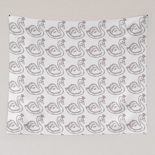 Item preview, Swan in crown designed and sold by BellaRoxiell.