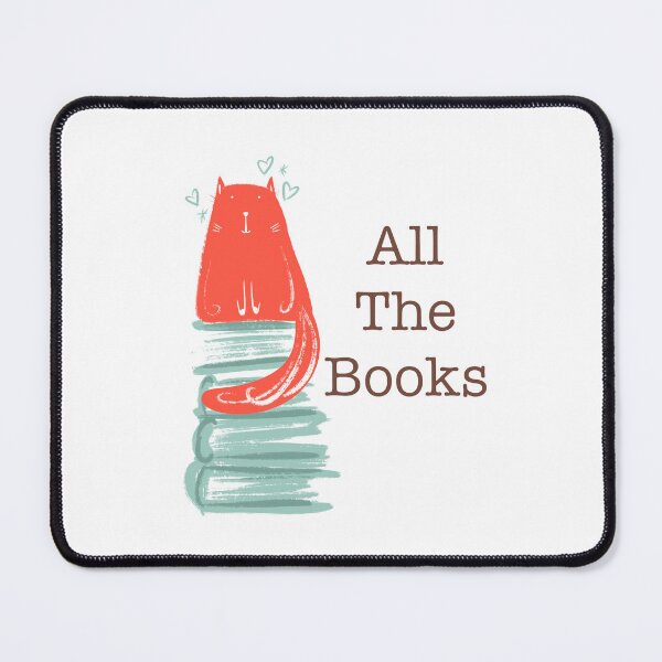 Item preview, Book Loving Cat designed and sold by Julie Woolfolk.