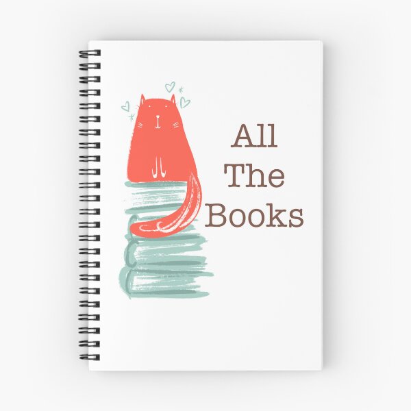Item preview, Book Loving Cat designed and sold by Julie Woolfolk.