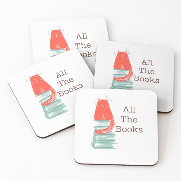 Item preview, Book Loving Cat designed and sold by Julie Woolfolk.