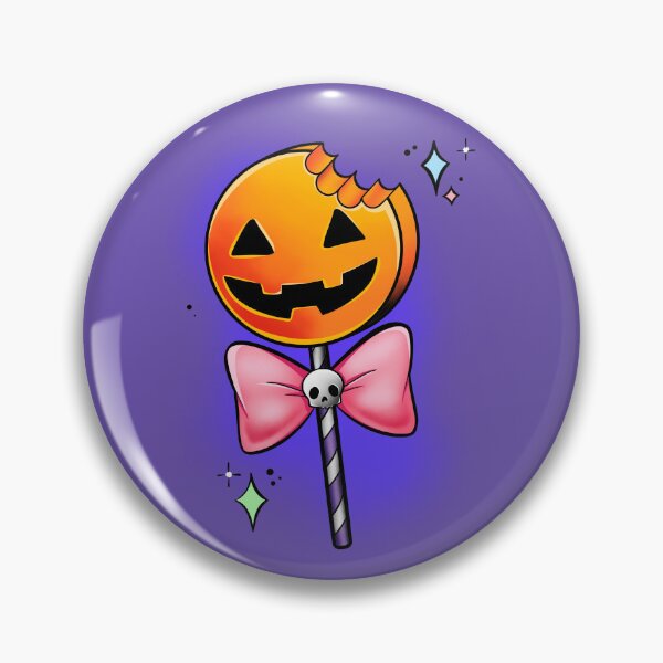 Item preview, Pumpkin Lollipop designed and sold by RetroCoven.