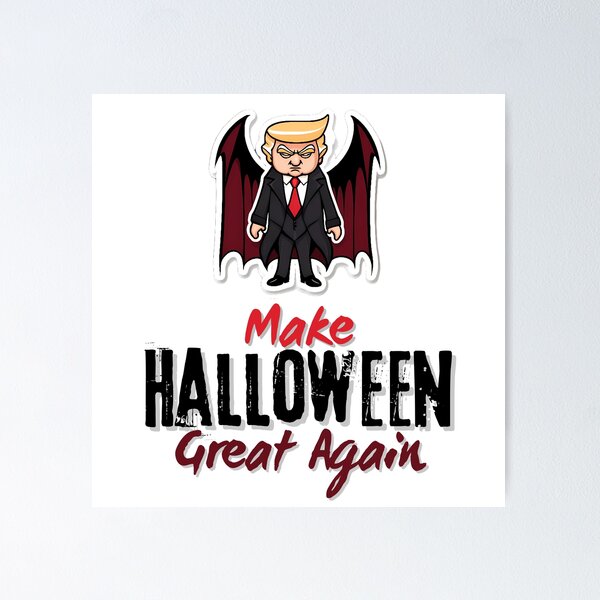Item preview, Trump as Vampire – Make Halloween Great Again designed and sold by cabana.space.