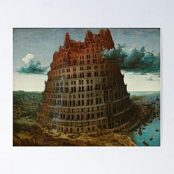Artikel-Vorschau von Pieter Bruegel der Ältere - Der Turm von Babel (Rotterdam), designt und verkauft von BestPaintings.