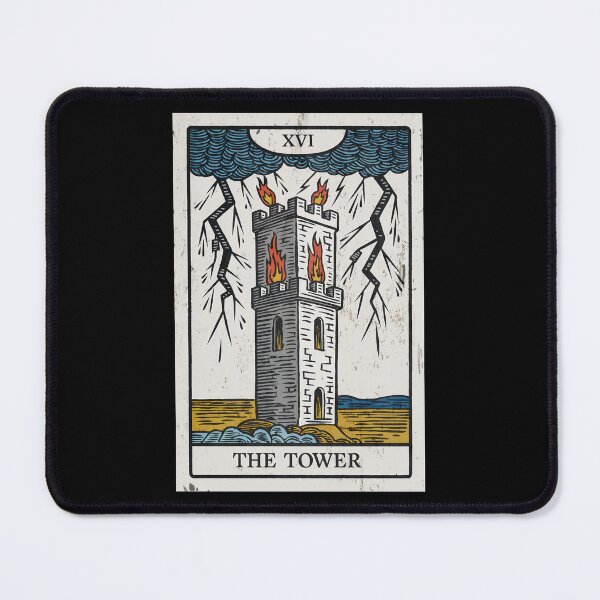 Item preview, Tarot - The Tower designed and sold by Angry Swan Designs.