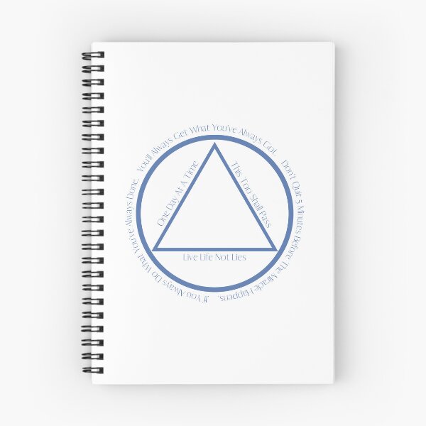 Item preview, AA Slogan Alcoholics Anonymous Slogans in Symbol  designed and sold by Simea8.