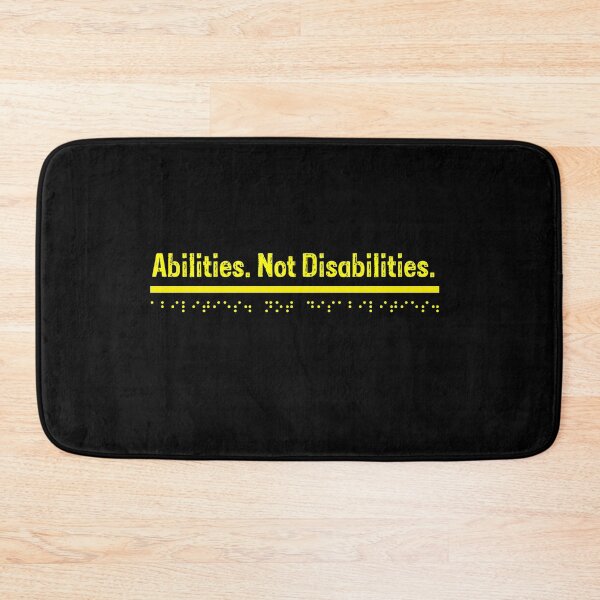 Item preview, Abilities not Disabilities - Yellow  designed and sold by Bad Zombie .