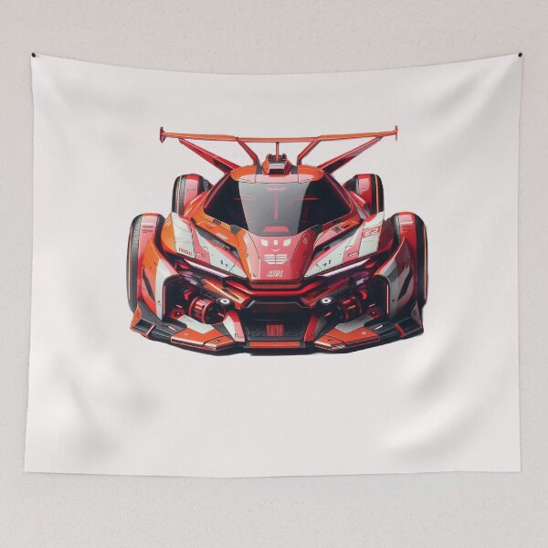 Item preview,  Futuristic Racing Machine: An Evangelion-Inspired Speedster designed and sold by BulgariAI.