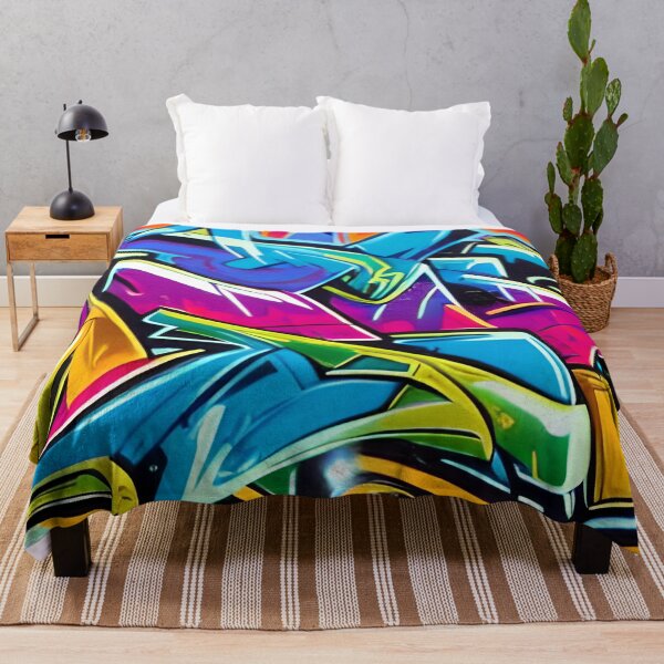 Item preview, Street Art Meets Abstract Design In Vibrant Digital Fusion | 332 designed and sold by City Graffix Design Co..