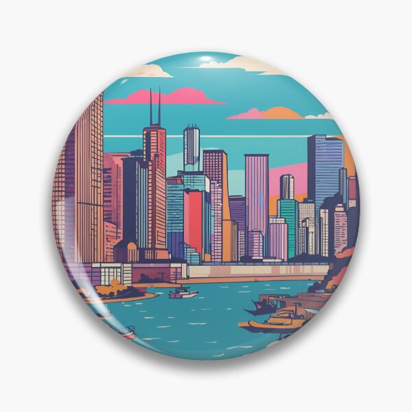 Item preview, Chicago designed and sold by ColorArtByEric.