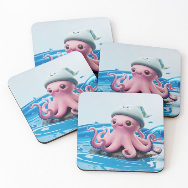 Item preview, Cute baby octopus  designed and sold by cu-animals-te.