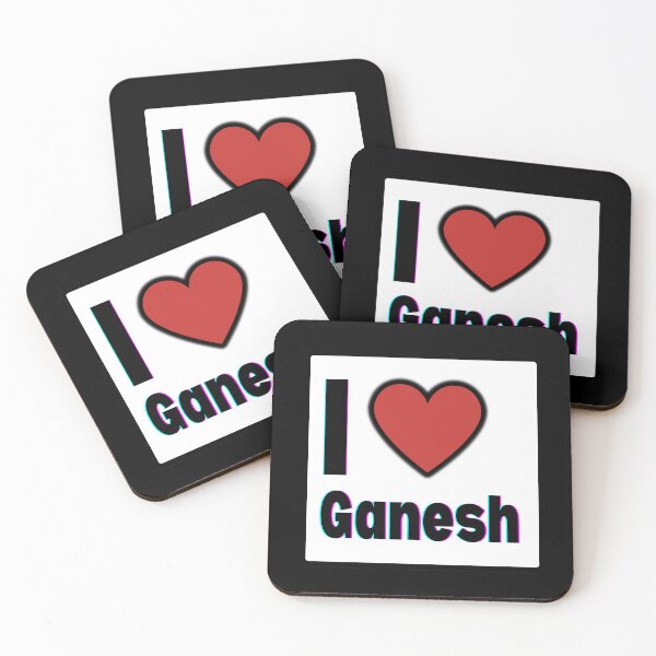Item preview, God - I love Ganesh  designed and sold by CapriCreatives.