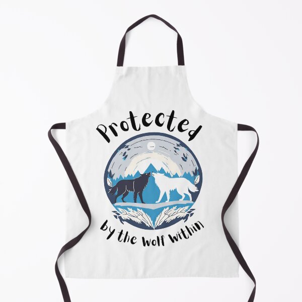 Item preview, protected by the wolf within designed and sold by ZenAuraBoutique.