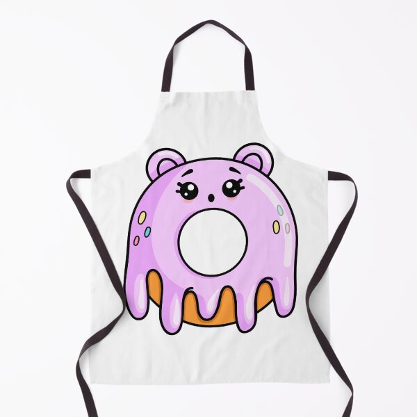 Item preview, Funny cute donut in kawaii style. Sweet dessert designed and sold by IrinaCuteLab.