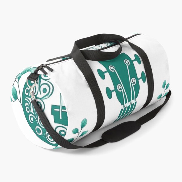 Item preview, Ethno style ukulele, colorful ukulele surrounded by rustic style flowers. / turquoise designed and sold by My-fake-places.