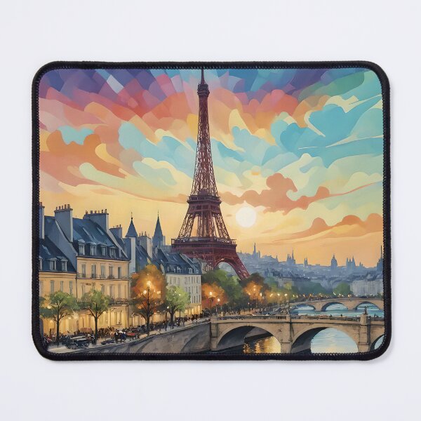 Item preview, Artistic Impression Of Relaxing Paris designed and sold by MMDigitalArt.