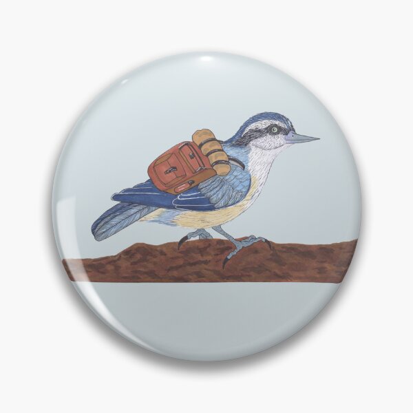 Item preview, NUTHATCH ON A NATURE WALK designed and sold by BeritValk.