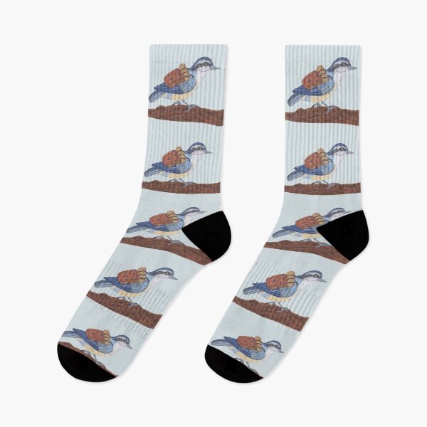 Item preview, NUTHATCH ON A NATURE WALK designed and sold by BeritValk.