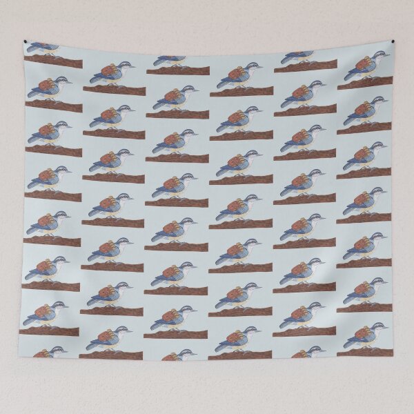 Item preview, NUTHATCH ON A NATURE WALK designed and sold by BeritValk.