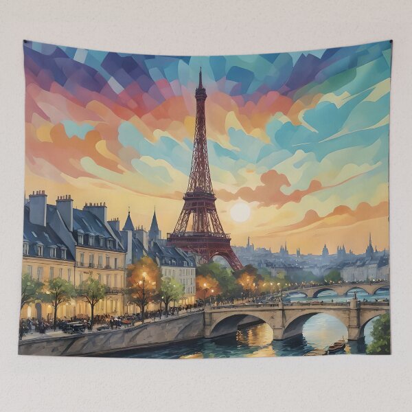Item preview, Artistic Impression Of Relaxing Paris designed and sold by MMDigitalArt.