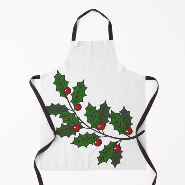 Item preview, Evergreen branche with red berries in vector style designed and sold by BellaRoxiell.