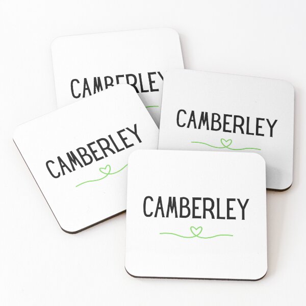 Item preview, Camberley – Love Your Town with a Green Heart - That Surrey Life designed and sold by ThatSurreyLife.