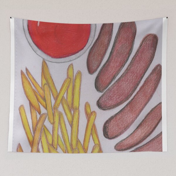 Artikelvorschau, Steak und Pommes Frites entworfen und verkauft von Artbysarah23.