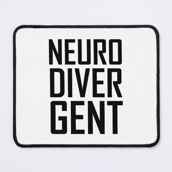 Item preview, neuro diver gent text design designed and sold by EmeraldeaArt.