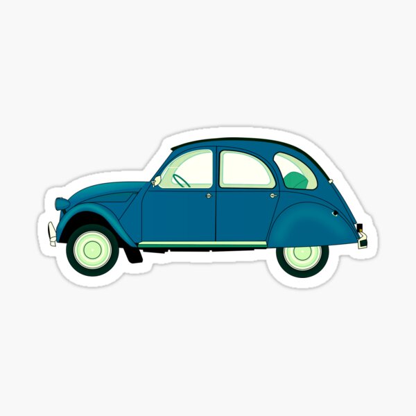 Citroen 2CV Sticker