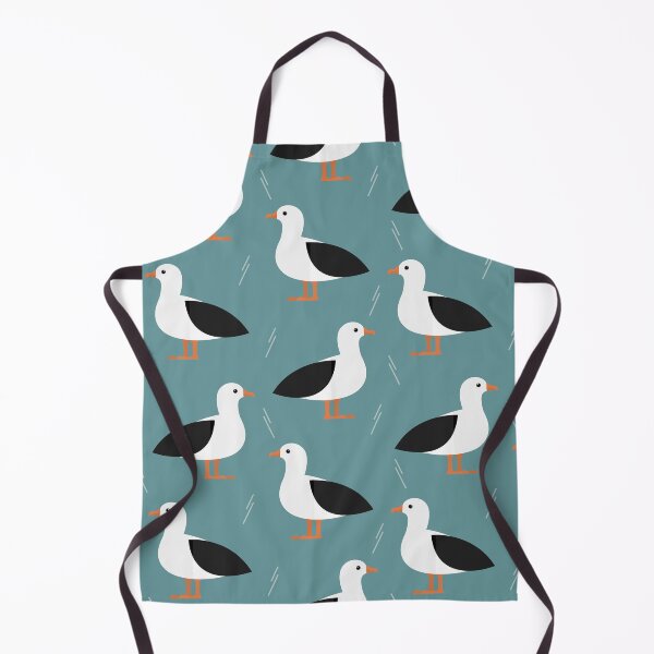 Item preview, Albatrosses on blue designed and sold by reneesillus.