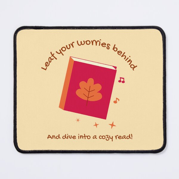 Item preview, Cozy Autumn Read - Leaf Your Worries Behind designed and sold by Tulip Creators by This Definition.