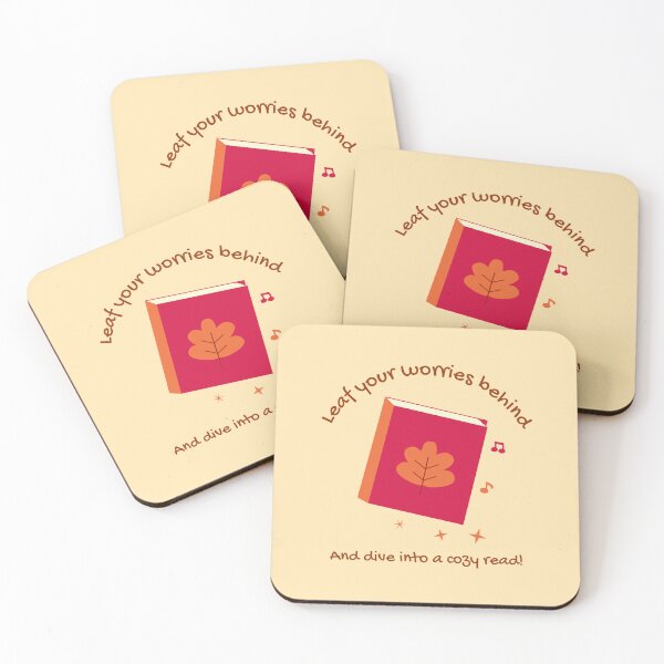 Item preview, Cozy Autumn Read - Leaf Your Worries Behind designed and sold by Tulip Creators .