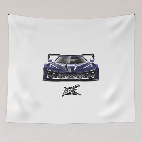 Item preview, corvette c8 stingray widebody purple  designed and sold by NaquashM.