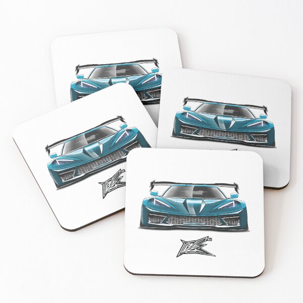 Item preview, corvette c8 stingray widebody blue  designed and sold by NaquashM.