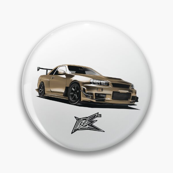 Item preview, skyline gtr r34 royal gold  designed and sold by NaquashM.