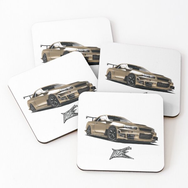 Item preview, skyline gtr r34 royal gold  designed and sold by NaquashM.